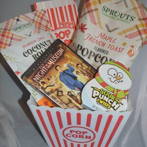 movie gift basket vintage themed Night of the Museum women or men gift